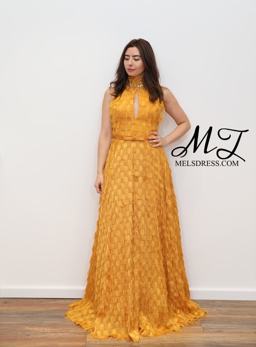 long halter maxi dress